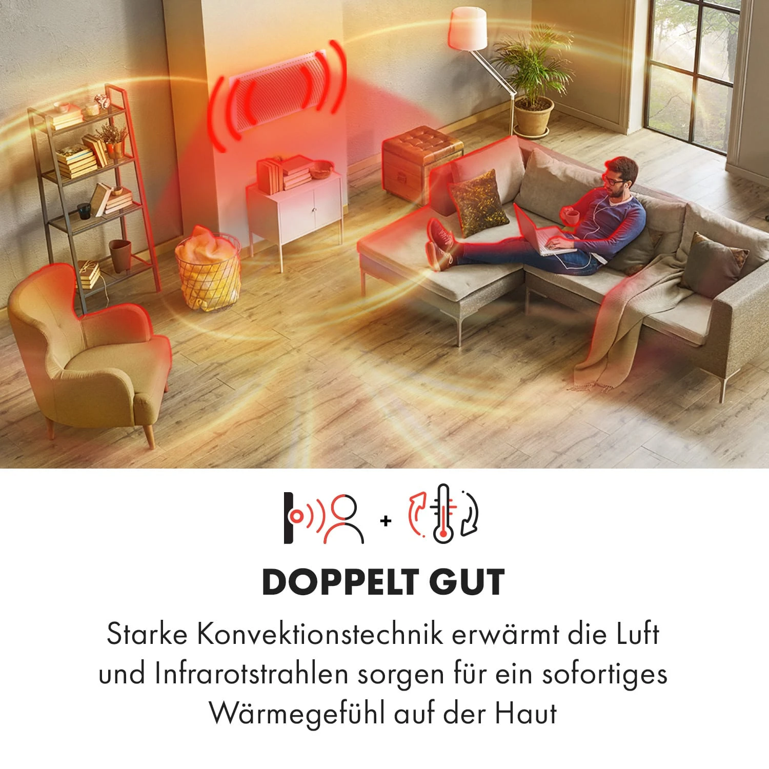 Hot Spot Slimcurve Double Wave 2-in-1 Heizgerät 2000W Wochentimer 4 Hot Spot Slimcurve Double Wave 2-in-1 Heizgerät 2000W Wochentimer – Bild 2