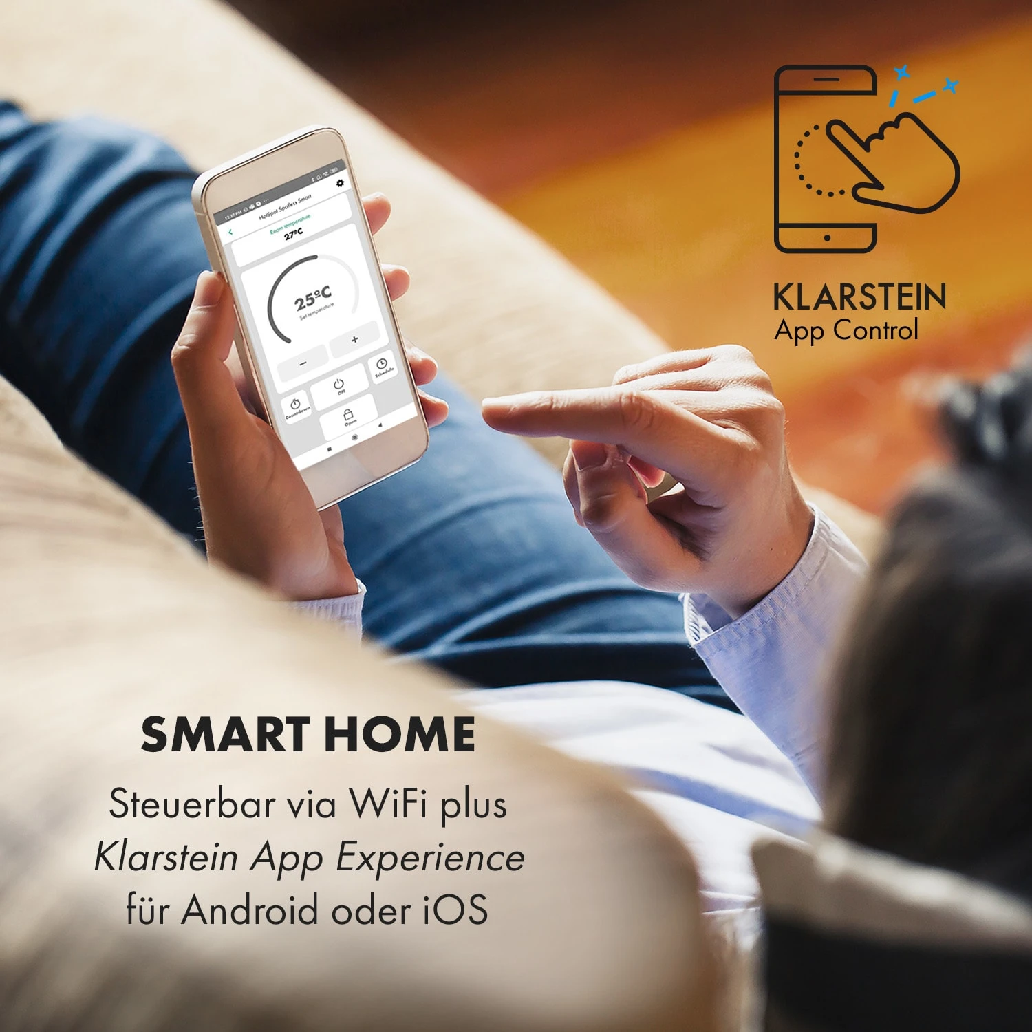 Hot Spot Crystal Reflect Smart Infrarotheizung 850W App Timer Spiegel 4 Hot Spot Crystal Reflect Smart Infrarotheizung 850W App Timer Spiegel – Bild 2