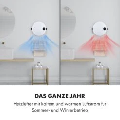 Hot Spot Pebble Heizlüfter 2000W Handtuchtrockner Timer Fernbedienung -Klarstein 10035077 de 0004 logo