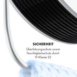 Hot Spot Pebble Heizlüfter 2000W Handtuchtrockner Timer Fernbedienung -Klarstein 10035077 de 0009 logo