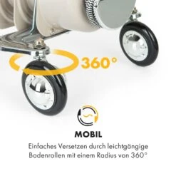 Thermaxx Retroheat Ölradiator 2000W Bodenrollen 15 Thermaxx Retroheat Ölradiator 2000W Bodenrollen -Klarstein 10035080 de 0006 logo