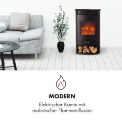 Bormio Smart Elektrokamin 950/1900W Thermostat Wochentimer 14 Bormio Smart Elektrokamin 950/1900W Thermostat Wochentimer -Klarstein 10035086 de 0003 logo