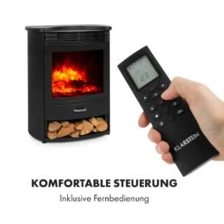 Bormio S Smart Elektrokamin 950/1900W Thermostat Wochentimer -Klarstein 10035088 de 0005 logo