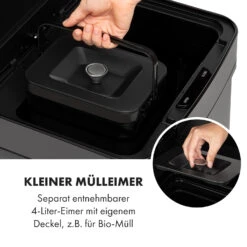 Touchless Black Stainless Steel Müllsammler Sensor 72L 4 Behälter ABS / PP / Edelstahl Schwarz 16 Touchless Black Stainless Steel Müllsammler Sensor 72L 4 Behälter ABS / PP / Edelstahl Schwarz -Klarstein 10035097 de 0004 logo
