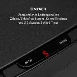 Touchless Black Stainless Steel Müllsammler Sensor 72L 4 Behälter ABS / PP / Edelstahl Schwarz 18 Touchless Black Stainless Steel Müllsammler Sensor 72L 4 Behälter ABS / PP / Edelstahl Schwarz -Klarstein 10035097 de 0006 logo