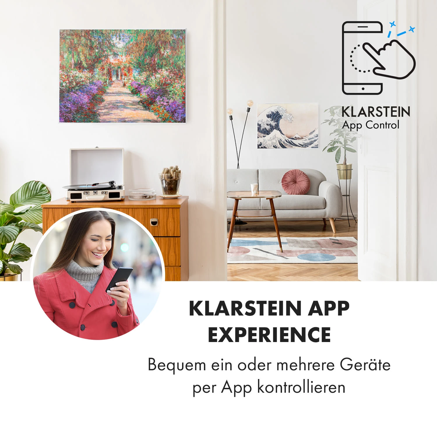 Wonderwall Air Art Smart Infrarotheizung 80x60cm 500W Wandmontage Gartenweg 4 Wonderwall Air Art Smart Infrarotheizung 80x60cm 500W Wandmontage Gartenweg – Bild 2