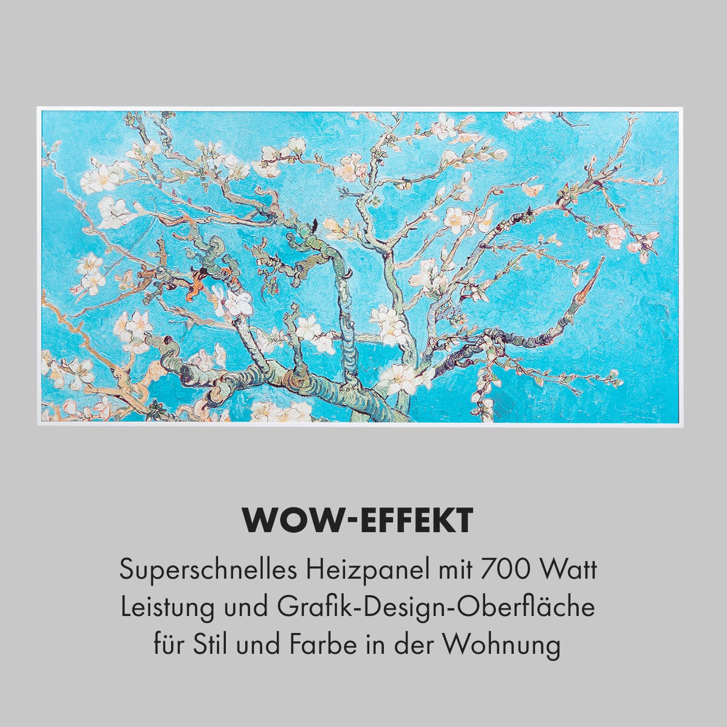 Wonderwall Air Art Smart Infrarotheizung 120x60cm 700W Wandinstallation App-Steuerung Mandelblüten 7 Wonderwall Air Art Smart Infrarotheizung 120x60cm 700W Wandinstallation App-Steuerung Mandelblüten – Bild 5