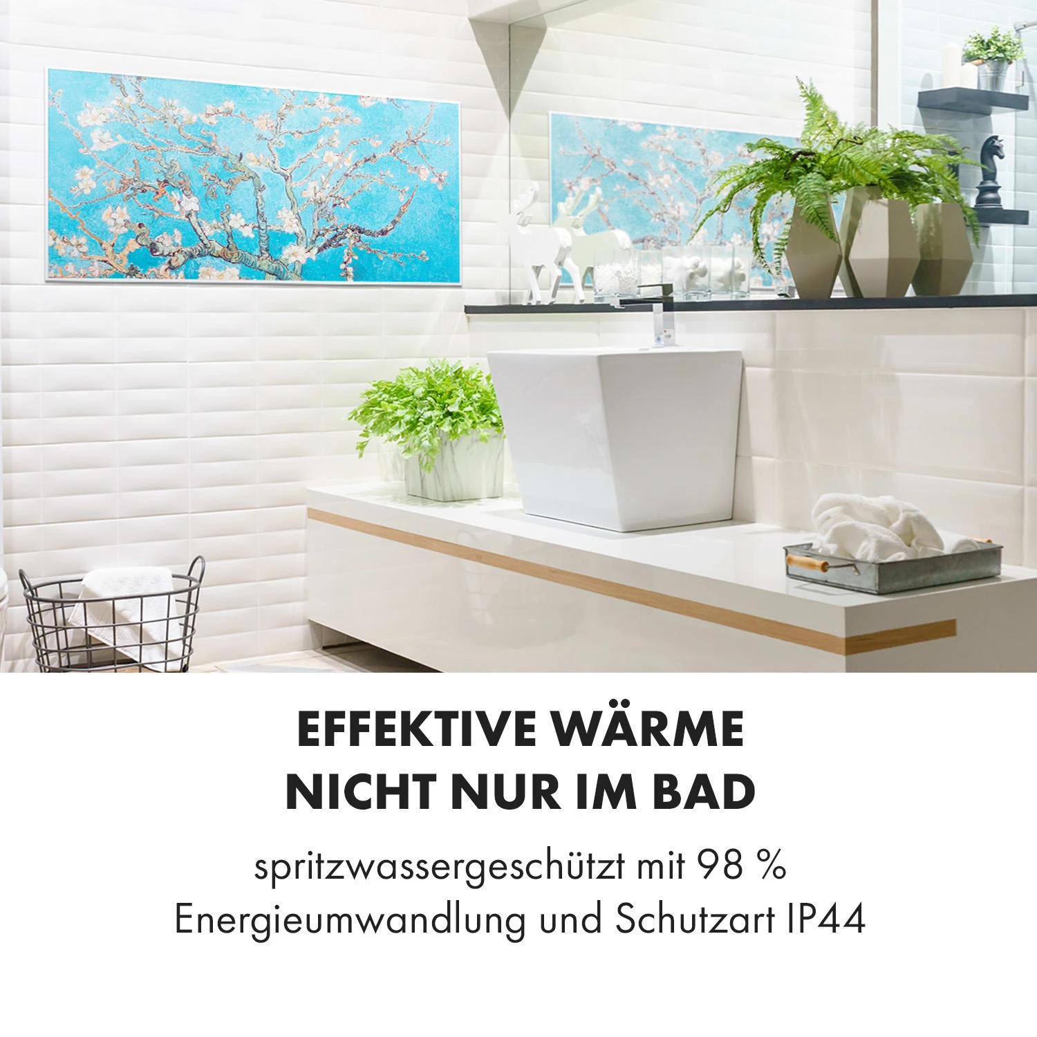 Wonderwall Air Art Smart Infrarotheizung 120x60cm 700W Wandinstallation App-Steuerung Mandelblüten 8 Wonderwall Air Art Smart Infrarotheizung 120x60cm 700W Wandinstallation App-Steuerung Mandelblüten – Bild 6