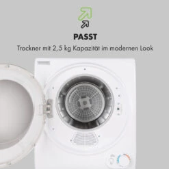 Jet Set 2500 Wäschetrockner Ablufttrockner 850W EEK C 2,5kg 50cm 16 Jet Set 2500 Wäschetrockner Ablufttrockner 850W EEK C 2,5kg 50cm -Klarstein 10035137 de 0006 logo