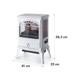 Leoben Elektrischer Kamin 900 / 1800 W Thermostat PanoramaView 17 Leoben Elektrischer Kamin 900 / 1800 W Thermostat PanoramaView -Klarstein 10035148 yy 0008 logo Klarstein Leoben Elektrischer Kamin Weiss