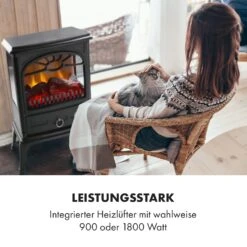 Leoben Elektrischer Kamin 900 / 1800 W Thermostat PanoramaView 12 Leoben Elektrischer Kamin 900 / 1800 W Thermostat PanoramaView -Klarstein 10035149 de 0003 logo