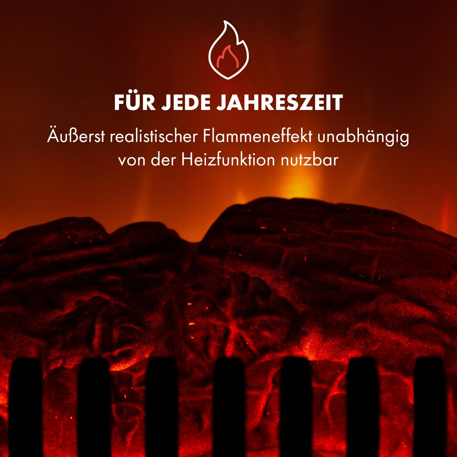 Leoben Elektrischer Kamin 900 / 1800 W Thermostat PanoramaView 7 Leoben Elektrischer Kamin 900 / 1800 W Thermostat PanoramaView – Bild 5