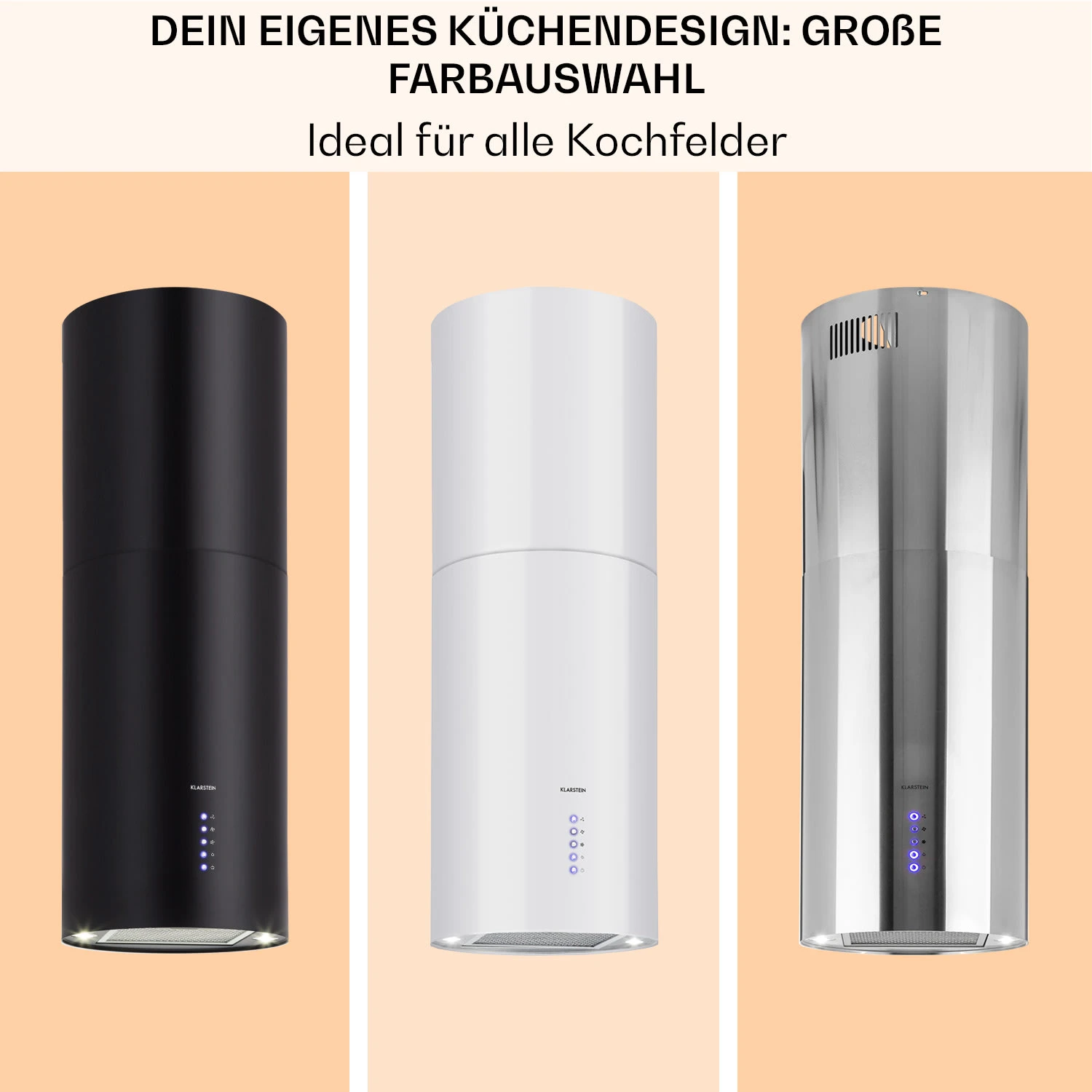 Beretta Inselabzugshaube Ø35cm Ab-/Umluft 650m³/h LED Aktivkohlefilter 9 Beretta Inselabzugshaube Ø35cm Ab-/Umluft 650m³/h LED Aktivkohlefilter – Bild 7