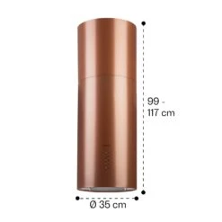 Beretta Inselabzugshaube Ø35cm Ab-/Umluft 650m³/h LED Aktivkohlefilter 18 Beretta Inselabzugshaube Ø35cm Ab-/Umluft 650m³/h LED Aktivkohlefilter -Klarstein 10035166 yy 0011 dimensions