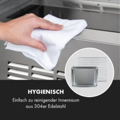 Steakhouse Pro Fleischreifeschrank 98 Ltr 1-25°C Touch Edelstahltür 19 Steakhouse Pro Fleischreifeschrank 98 Ltr 1-25°C Touch Edelstahltür -Klarstein 10035176 de 0008 logo