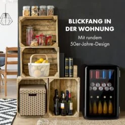 PopLife Getränkekühler Kühlschrank 70 Liter 0-10 °C Retro-Design LED 12 PopLife Getränkekühler Kühlschrank 70 Liter 0-10 °C Retro-Design LED -Klarstein 10035178 de 0002 logo