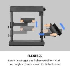 Appenzell XL Raclette Mit Grill 600 W Thermostat 2 Käseträger 16 Appenzell XL Raclette Mit Grill 600 W Thermostat 2 Käseträger -Klarstein 10035218 de 0007 logo