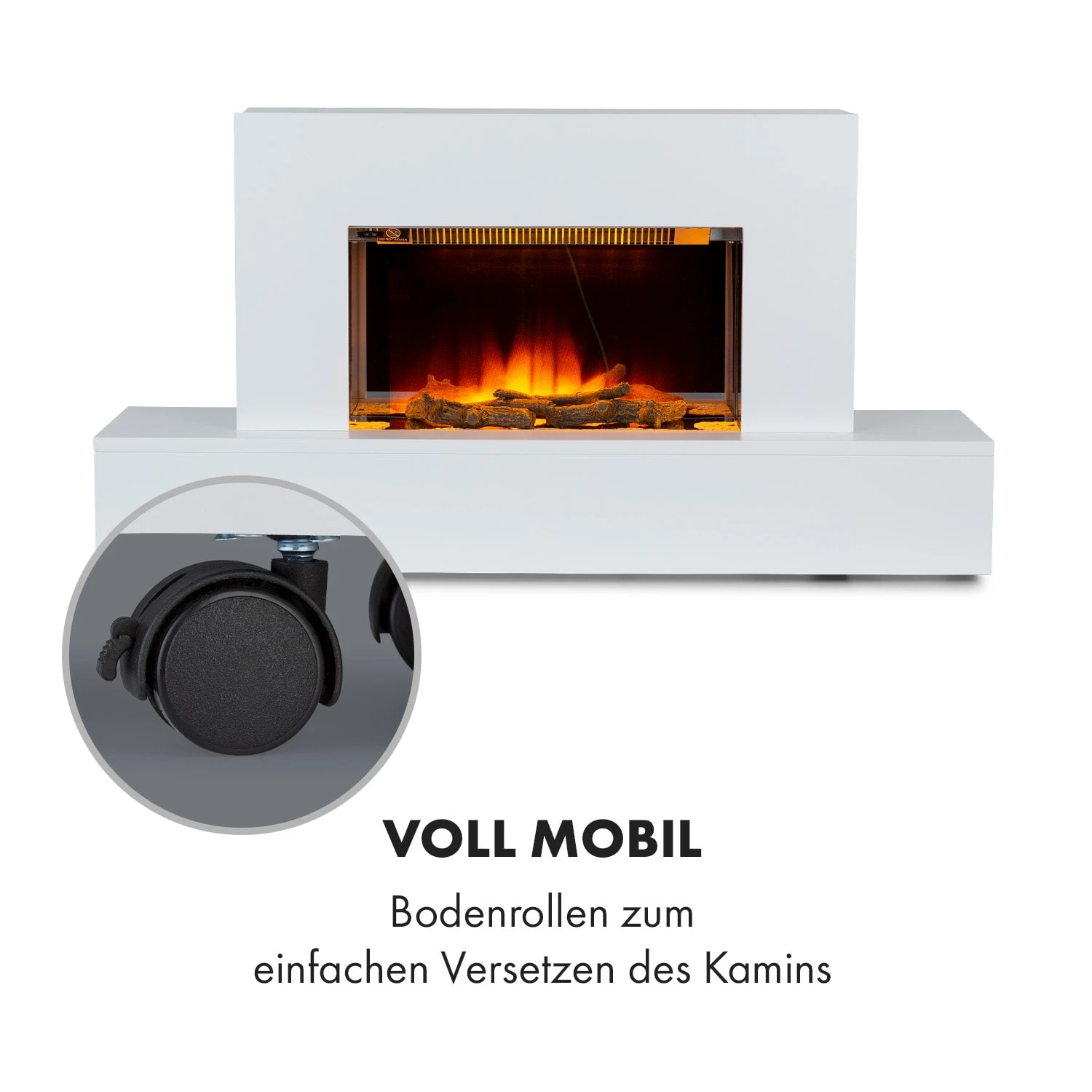 Heat 'n Beat Elektrischer Kamin 900/1800W LED Bluetooth-Speaker Flammenillusion 6 Heat 'n Beat Elektrischer Kamin 900/1800W LED Bluetooth-Speaker Flammenillusion – Bild 4