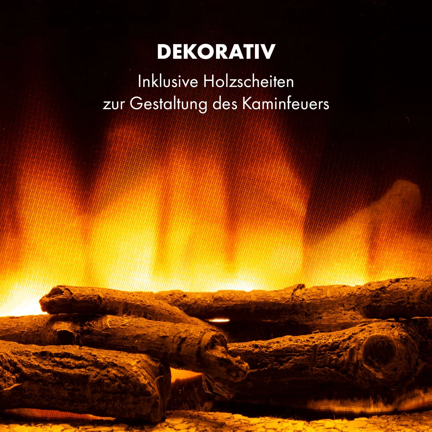 Heat 'n Beat Elektrischer Kamin 900/1800W LED Bluetooth-Speaker Flammenillusion 8 Heat 'n Beat Elektrischer Kamin 900/1800W LED Bluetooth-Speaker Flammenillusion – Bild 6