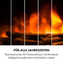 Heat 'n Beat Elektrischer Kamin 900/1800W LED Bluetooth-Speaker Flammenillusion 18 Heat 'n Beat Elektrischer Kamin 900/1800W LED Bluetooth-Speaker Flammenillusion -Klarstein 10035262 de 0007 logo