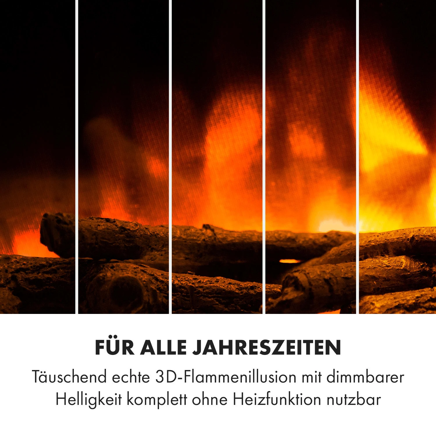 Heat 'n Beat Elektrischer Kamin 900/1800W LED Bluetooth-Speaker Flammenillusion 9 Heat 'n Beat Elektrischer Kamin 900/1800W LED Bluetooth-Speaker Flammenillusion – Bild 7