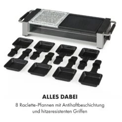 Bistecca Raclette 1200W Metall / Stein 8 Personen Kontroll-LED 15 Bistecca Raclette 1200W Metall / Stein 8 Personen Kontroll-LED -Klarstein 10035293 de 0006 logo