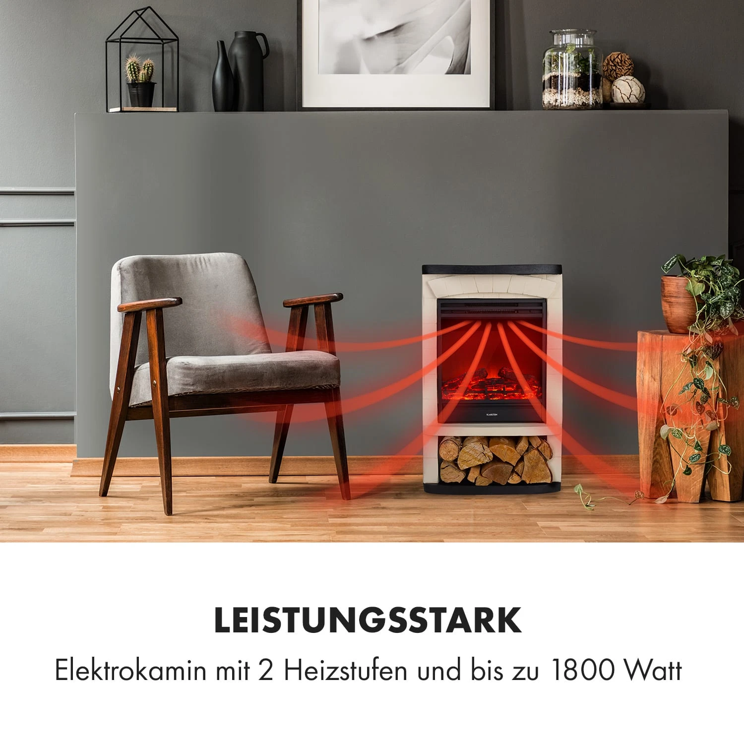Carinthia Elektrokamin 1800W LED Wochentimer Fernbedienung Heizer 4 Carinthia Elektrokamin 1800W LED Wochentimer Fernbedienung Heizer – Bild 2