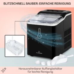 Chillout Eiswürfelmaschine Bulleteis 12kg/24h Wassertank: 1,5 L 13 Chillout Eiswürfelmaschine Bulleteis 12kg/24h Wassertank: 1,5 L -Klarstein 10035320 de 0005 usp