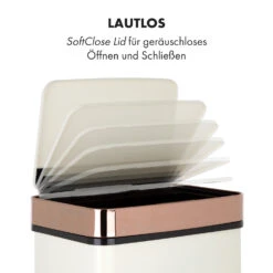 Royal Trash Rose Gold Sensor-Mülleimer 72 Liter Edelstahl -Klarstein 10035364 de 0010 logo