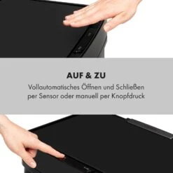 Royal Trash Matte Black Sensor-Mülleimer 72 Liter Edelstahl 19 Royal Trash Matte Black Sensor-Mülleimer 72 Liter Edelstahl -Klarstein 10035365 de 0007 logo