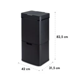 Royal Trash Matte Black Sensor-Mülleimer 72 Liter Edelstahl 23 Royal Trash Matte Black Sensor-Mülleimer 72 Liter Edelstahl -Klarstein 10035365 yy 0011 logo Klarstein Royal Trash Matte Black Sensor Muelleimer