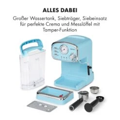 Espressionata Gusto Espressomaschine 1100W 15 Bar Druck 18 Espressionata Gusto Espressomaschine 1100W 15 Bar Druck -Klarstein 10035377 de 0008 logo