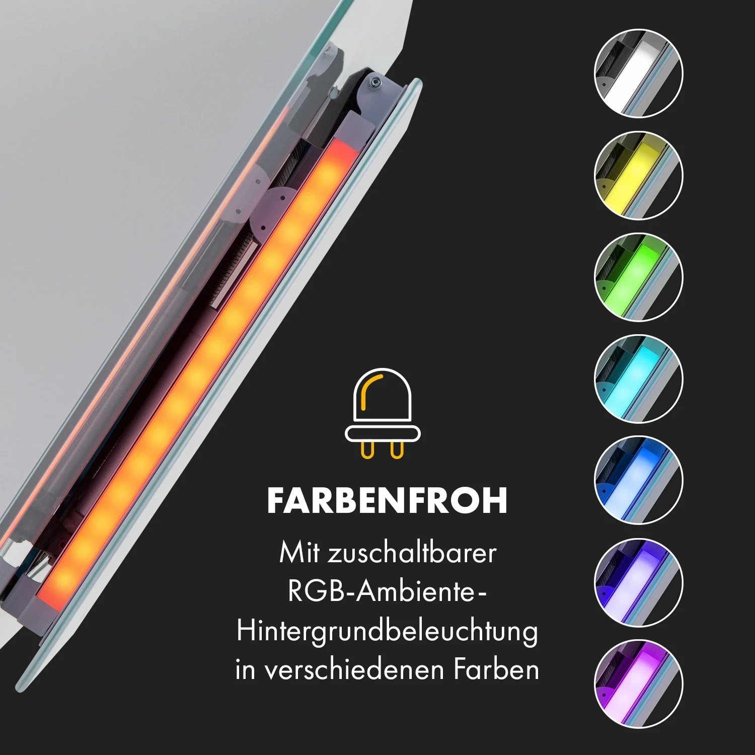 Eleonora 60 Dunstabzugshaube 426 M³/h Touch-Panel Ambiente-Licht 8 Eleonora 60 Dunstabzugshaube 426 M³/h Touch-Panel Ambiente-Licht – Bild 6