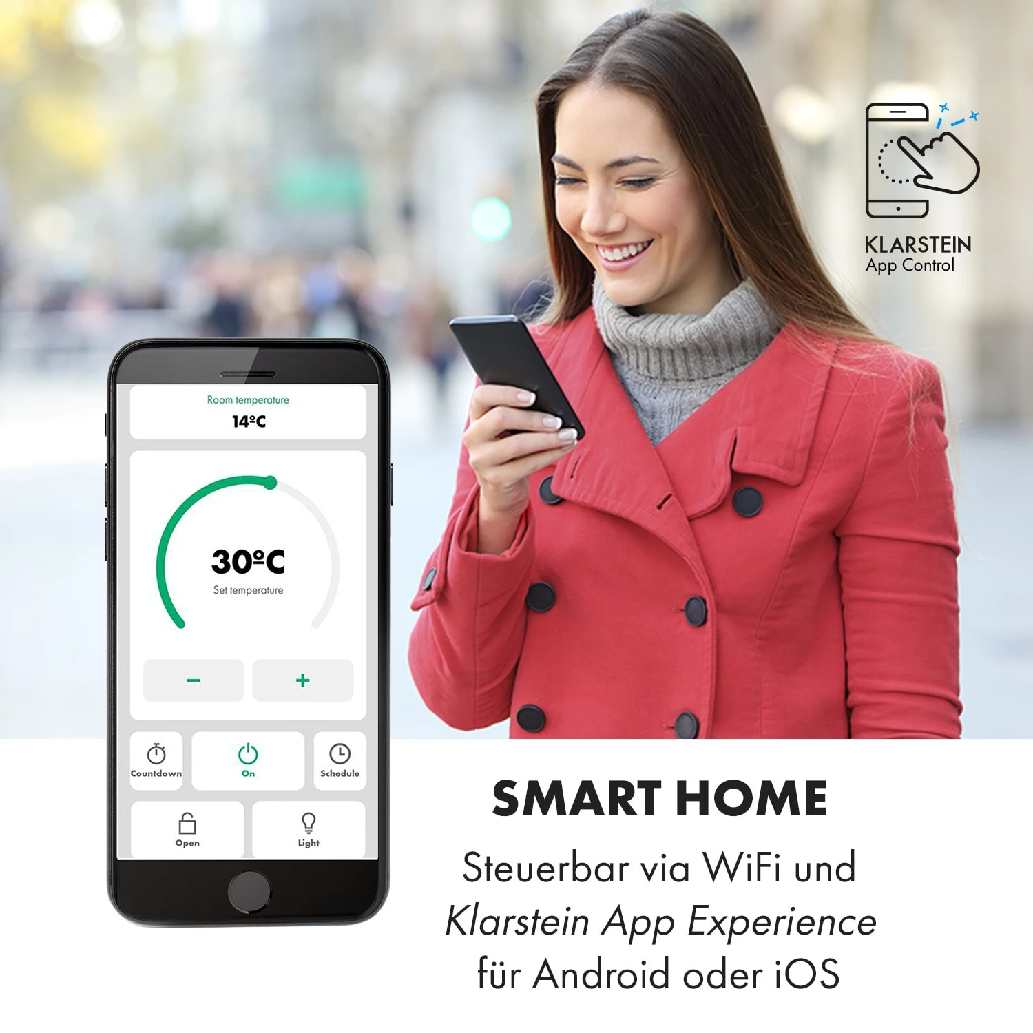 Bansin Smart 2500 Konvektionsheizgerät 2500W App-Steuerung 4 Bansin Smart 2500 Konvektionsheizgerät 2500W App-Steuerung – Bild 2