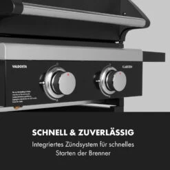 Valdosta 2.0 Gasgrill 2x3,6kW Brenner Edelstahl 18 Valdosta 2.0 Gasgrill 2x3,6kW Brenner Edelstahl -Klarstein 10035413 de 0007 logo