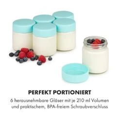 Gaia Greek Joghurt-Maker 1,26 L 6 Gläser Inkl. Sieb-Box 12 Gaia Greek Joghurt-Maker 1,26 L 6 Gläser Inkl. Sieb-Box -Klarstein 10035435 de 0003 logo