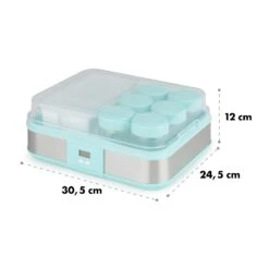 Gaia Greek Joghurt-Maker 1,26 L 6 Gläser Inkl. Sieb-Box 17 Gaia Greek Joghurt-Maker 1,26 L 6 Gläser Inkl. Sieb-Box -Klarstein 10035435 yy 0008 logo Klarstein Gaia Greek Joghurtmaker mint