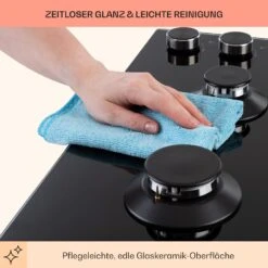 Illuminosa 4 Gaskochfeld 4-flammig Sabaf-Brenner Glaskeramik 17 Illuminosa 4 Gaskochfeld 4-flammig Sabaf-Brenner Glaskeramik -Klarstein 10035464 de 0007 usp