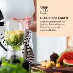 Luca Multifunktionsmixer 1000 W 3 L Stufenlose Geschwindigkeit 6 Modi 12 Luca Multifunktionsmixer 1000 W 3 L Stufenlose Geschwindigkeit 6 Modi -Klarstein 10035487 de 0004 logo