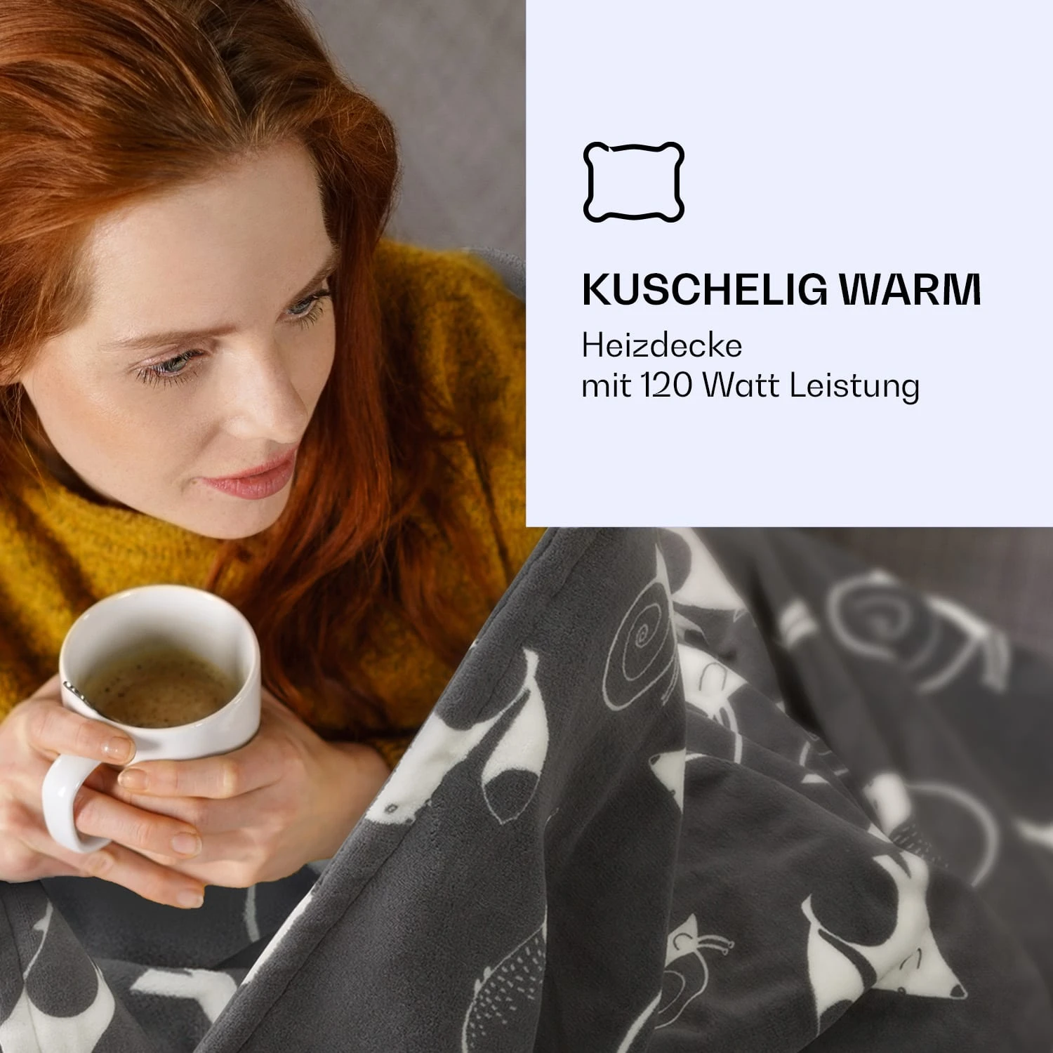 Dr. Watson XXL Heizdecke 3 Stufen Waschbar 200x180cm Coral Fleece 4 Dr. Watson XXL Heizdecke 3 Stufen Waschbar 200x180cm Coral Fleece – Bild 2