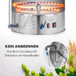 Brauheld Pro Maischekessel 3300W 70L 30-100°C Umwälzpumpe Edelstahl 17 Brauheld Pro Maischekessel 3300W 70L 30-100°C Umwälzpumpe Edelstahl -Klarstein 10035516 de 0006 logo