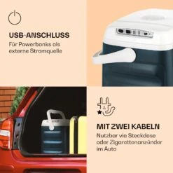 BeerBelly 29 Elektrische Kühlbox Kalt & Warm USB-Port ECO-Modus 11 BeerBelly 29 Elektrische Kühlbox Kalt & Warm USB-Port ECO-Modus -Klarstein 10035550 de 0003 logo