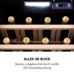 Vinetage 12 Getränkekühler Kühlschrank 48 Liter 4-22°C Retro-Design 16 Vinetage 12 Getränkekühler Kühlschrank 48 Liter 4-22°C Retro-Design -Klarstein 10035569 de 0006 logo