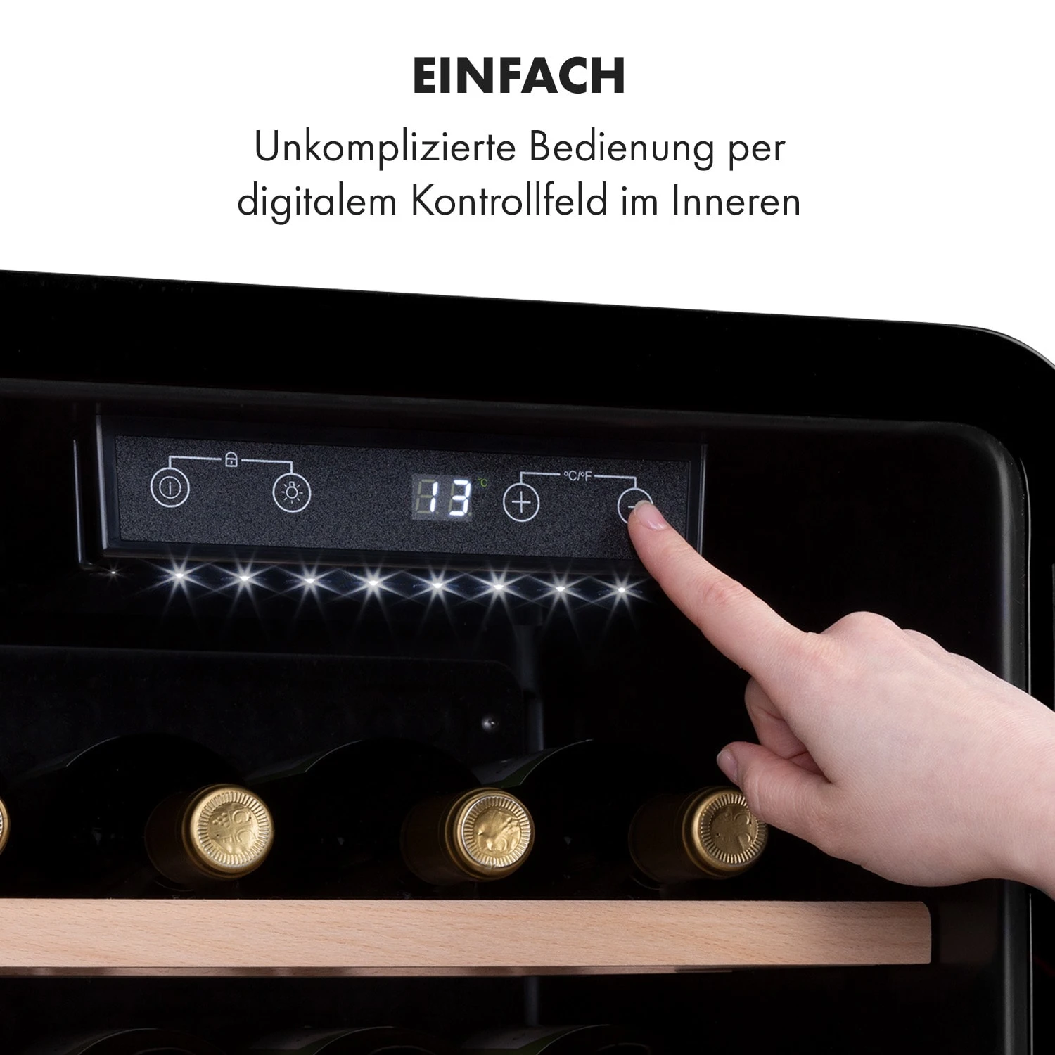 Vinetage 19 Uno Getränkekühler Kühlschrank 70 Ltr 4-22°C Retro-Design 6 Vinetage 19 Uno Getränkekühler Kühlschrank 70 Ltr 4-22°C Retro-Design – Bild 4