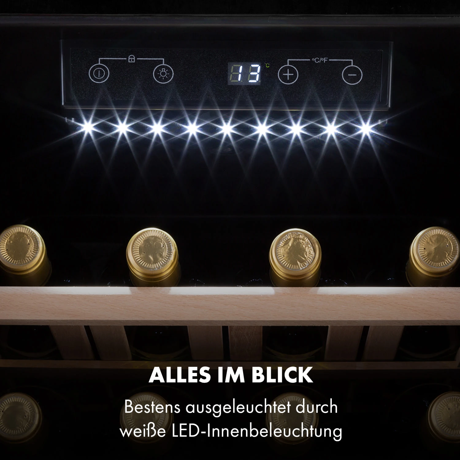 Vinetage 19 Uno Getränkekühler Kühlschrank 70 Ltr 4-22°C Retro-Design 8 Vinetage 19 Uno Getränkekühler Kühlschrank 70 Ltr 4-22°C Retro-Design – Bild 6