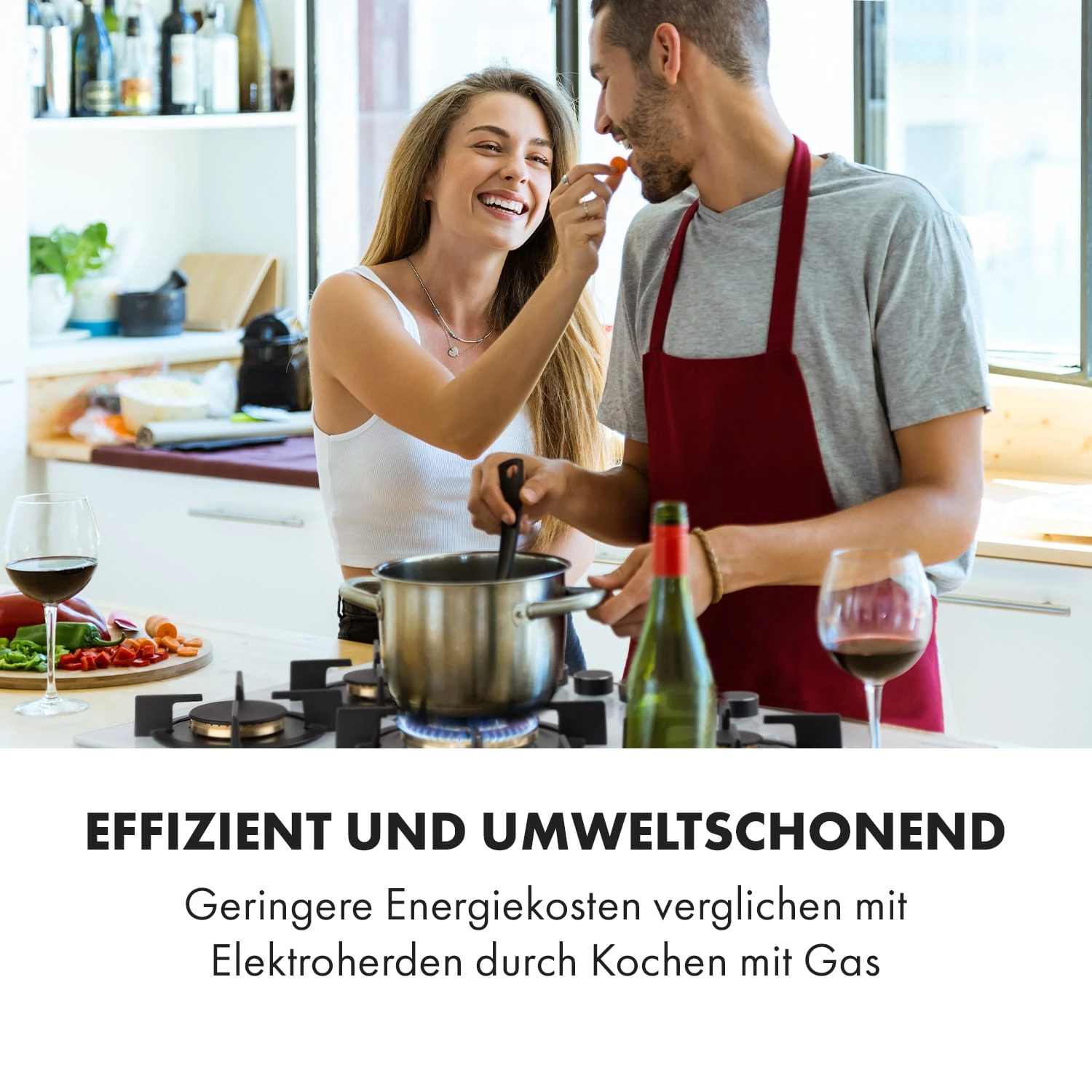 Goldflame 5 Gaskochfeld 5-flammig Messing-Brenner Glaskeramik 4 Goldflame 5 Gaskochfeld 5-flammig Messing-Brenner Glaskeramik – Bild 2