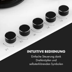 Goldflame 5 Gaskochfeld 5-flammig Messing-Brenner Glaskeramik 14 Goldflame 5 Gaskochfeld 5-flammig Messing-Brenner Glaskeramik -Klarstein 10035615 de 0004 logo