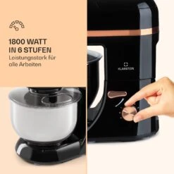 Lucia Elegance Küchenmaschine Mixer Fleischwolf 2000W BPA-frei 12 Lucia Elegance Küchenmaschine Mixer Fleischwolf 2000W BPA-frei -Klarstein 10035639 de 0003 logo