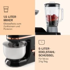 Lucia Elegance Küchenmaschine Mixer Fleischwolf 2000W BPA-frei 15 Lucia Elegance Küchenmaschine Mixer Fleischwolf 2000W BPA-frei -Klarstein 10035639 de 0006 logo