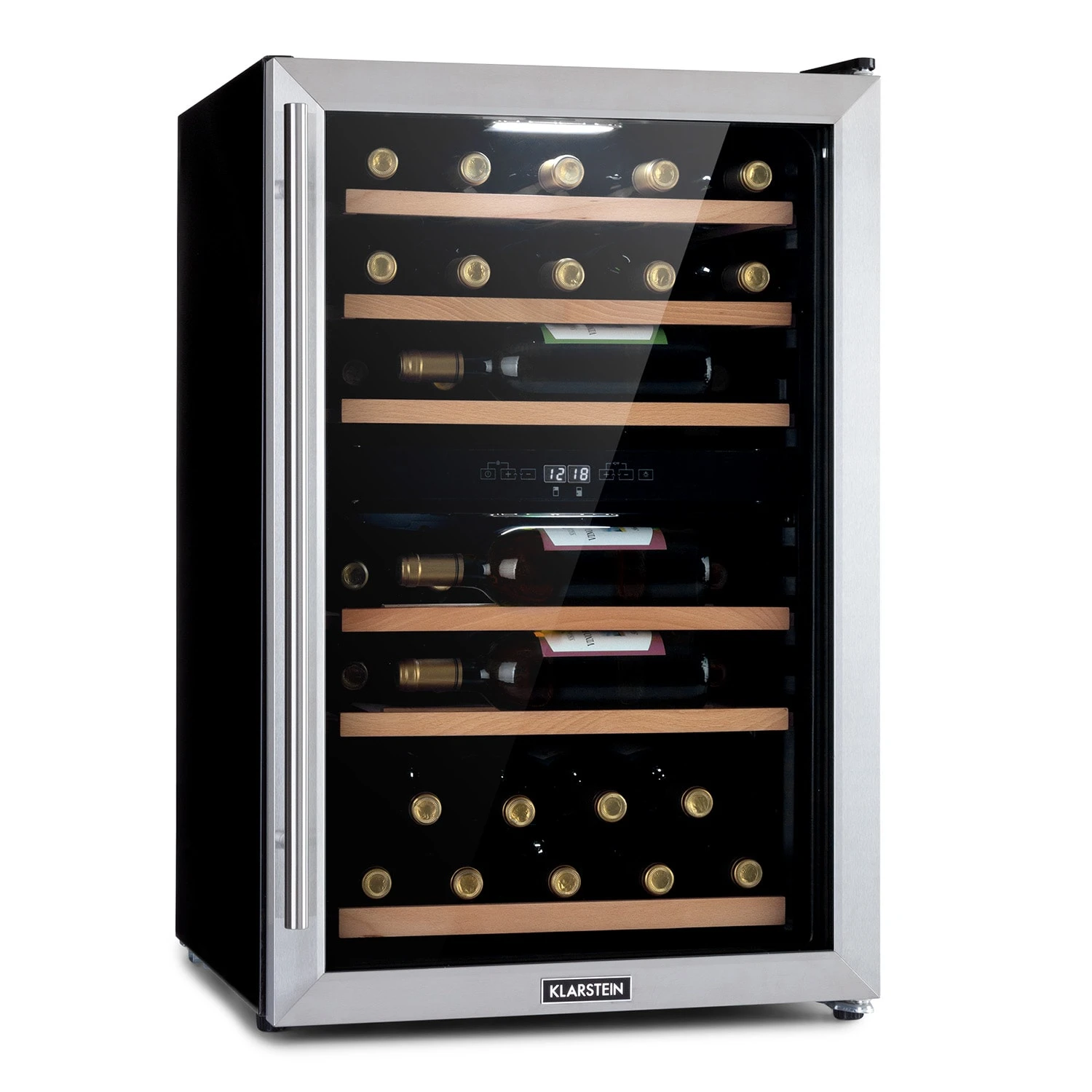 Vinamour 37 Duo Weinkühlschrank 2 Kühlzonen 112 Liter 37 Flaschen 2 Vinamour 37 Duo Weinkühlschrank 2 Kühlzonen 112 Liter 37 Flaschen